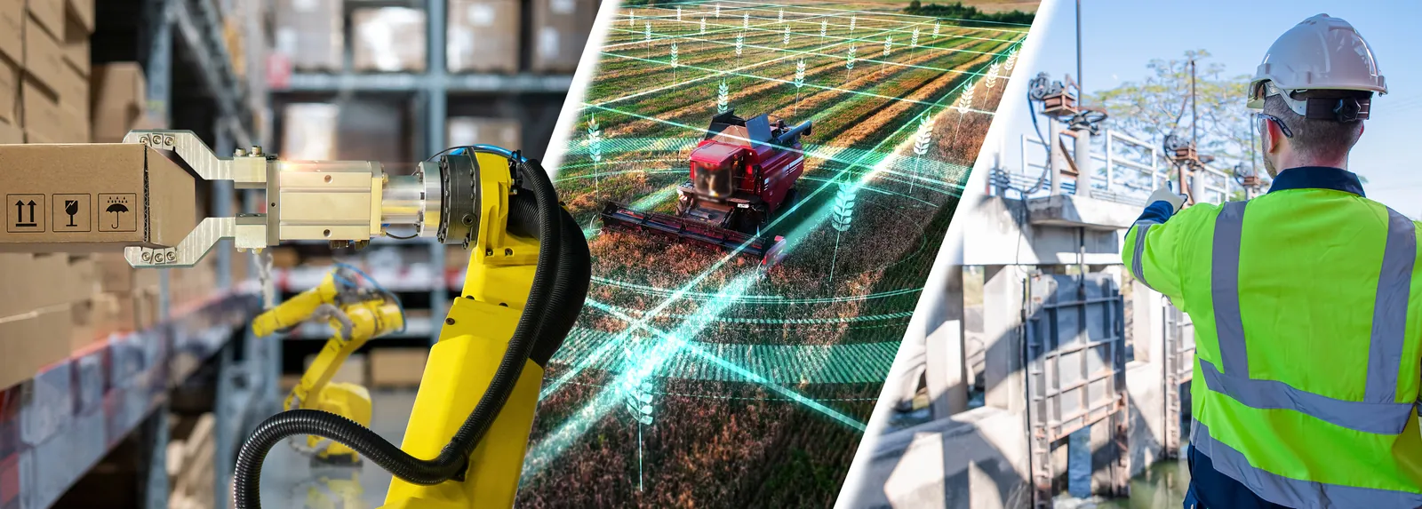 XetaLynk™ hardware in field deployments: agriculture, robotics, construction, and remote sites